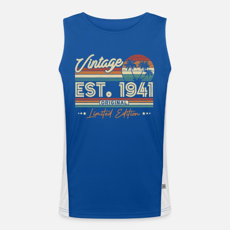 Jahrgangsgeschenk 1941 Funktionelles Kontrast-Tank Top für Männer 
