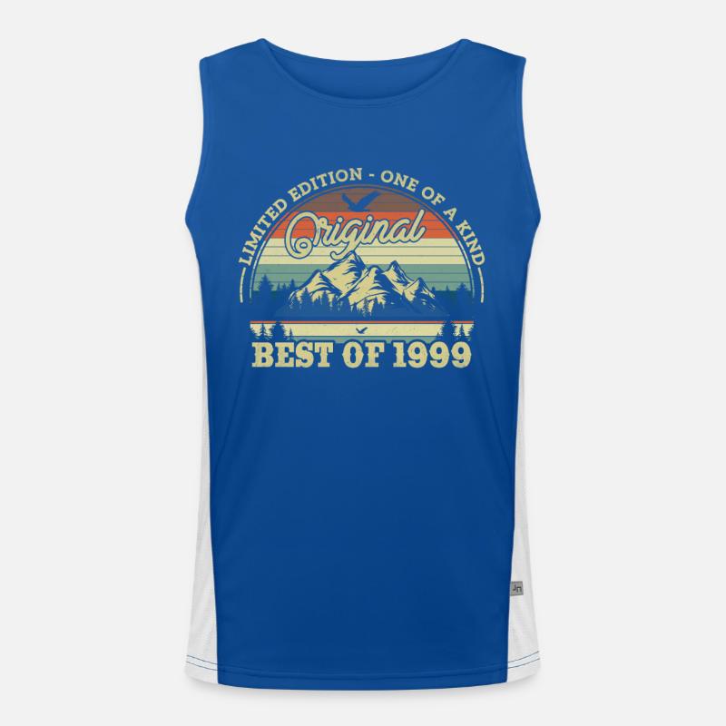 Nostalgie-Geburtstagsgeschenk '99 Funktionelles Kontrast-Tank Top für Männer 