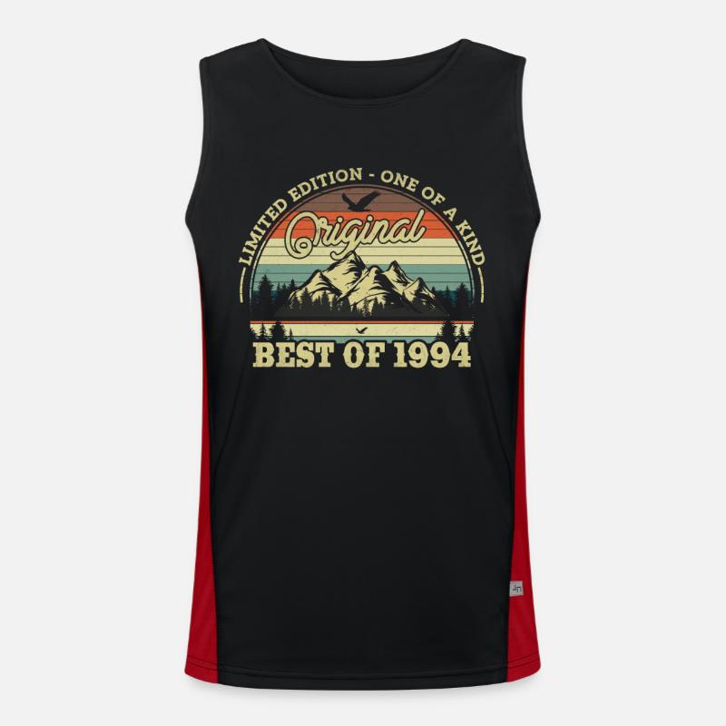 Retro 90er Geburtstagsgeschenk '94 Funktionelles Kontrast-Tank Top für Männer 
