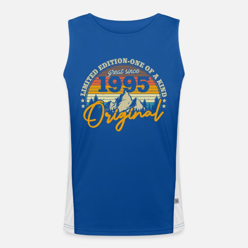 Nostalgisches Geburtstagsgeschenk 1995 Funktionelles Kontrast-Tank Top für Männer 