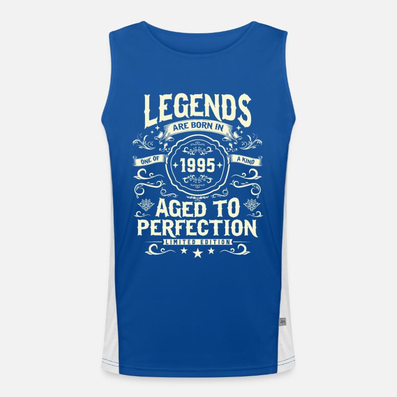Legendärer 28. Geburtstag 1995 Funktionelles Kontrast-Tank Top für Männer 