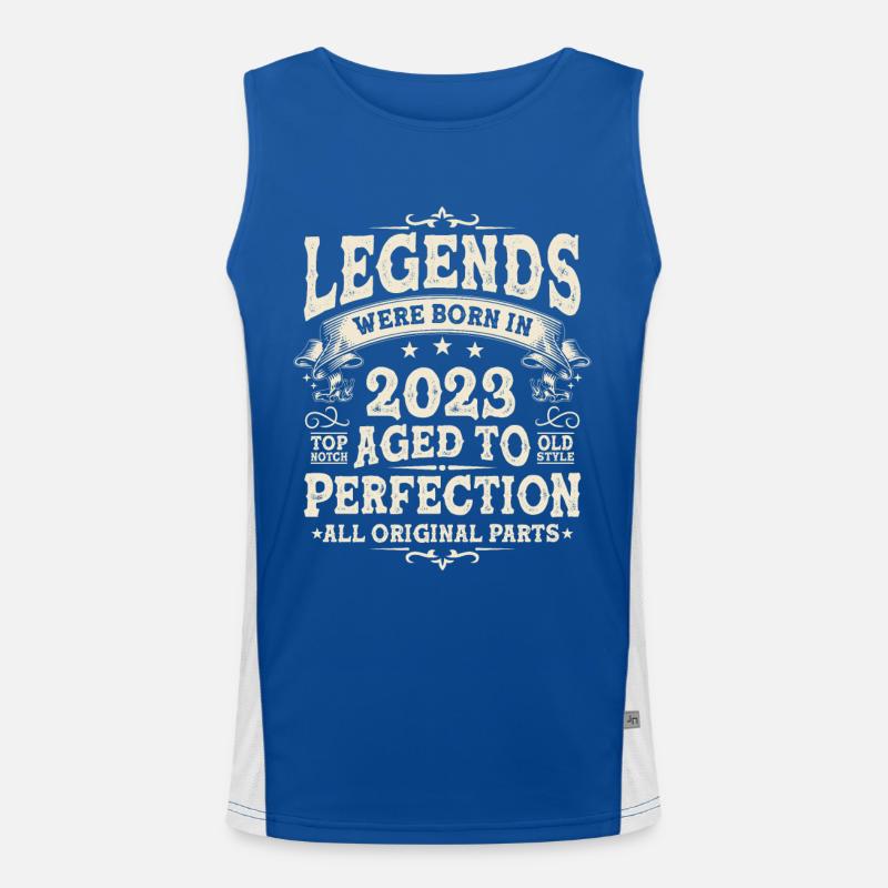 Legendäre Geburtstags-Geschenkidee 2023 Funktionelles Kontrast-Tank Top für Männer 