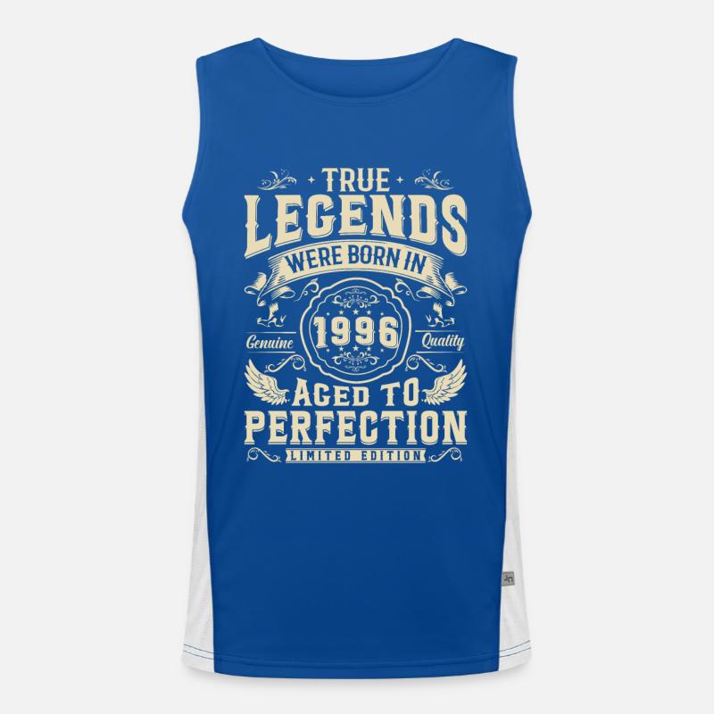 Année légendaire de naissance 1996 Débardeur respirant contrasté Homme 