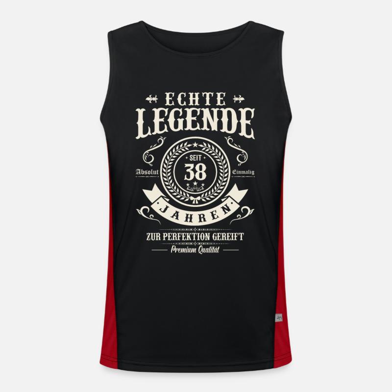 Legendär seit 38 Jahren Funktionelles Kontrast-Tank Top für Männer 