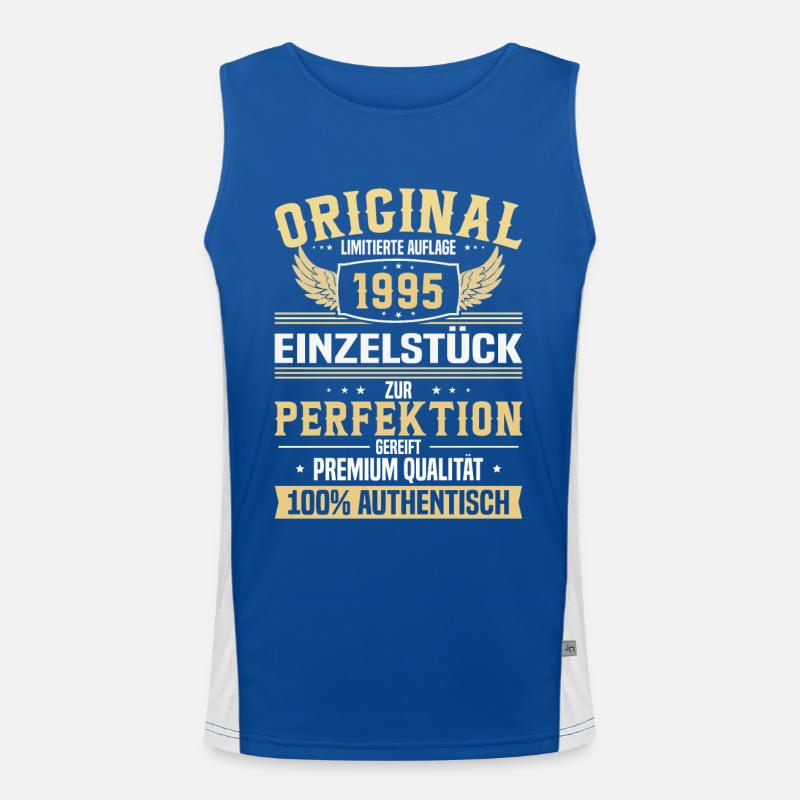 Limitierte 1995 Geschen Funktionelles Kontrast-Tank Top für Männer 