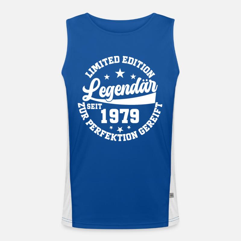 Legendär seit 1979 Funktionelles Kontrast-Tank Top für Männer 