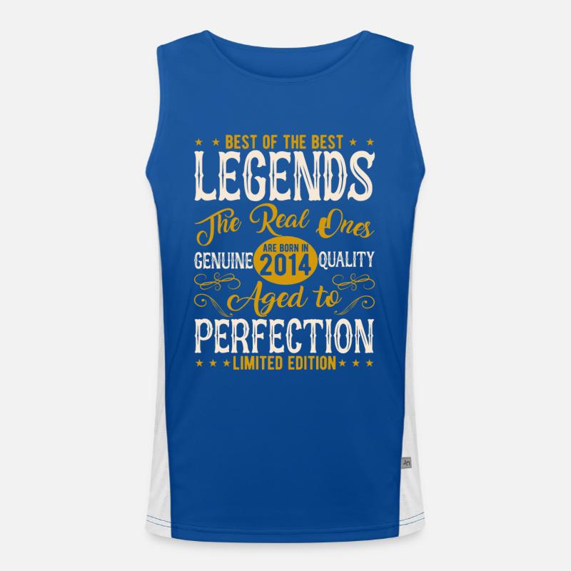 Legendär seit 2014 Funktionelles Kontrast-Tank Top für Männer 