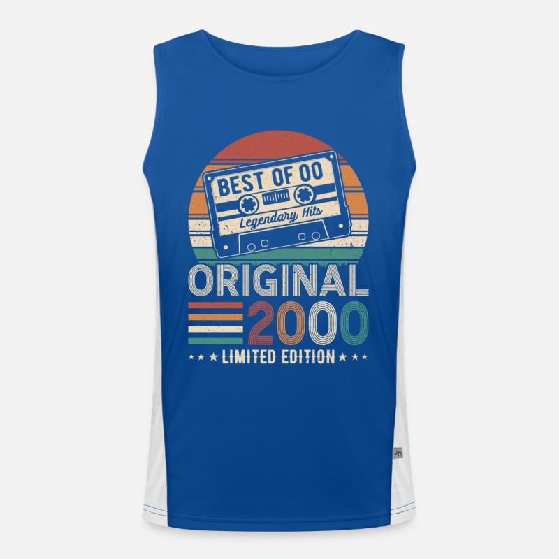 Legendäres 2000 Funktionelles Kontrast-Tank Top für Männer 
