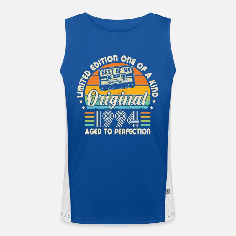 1994 Vintage Geburtstag Funktionelles Kontrast-Tank Top für Männer 