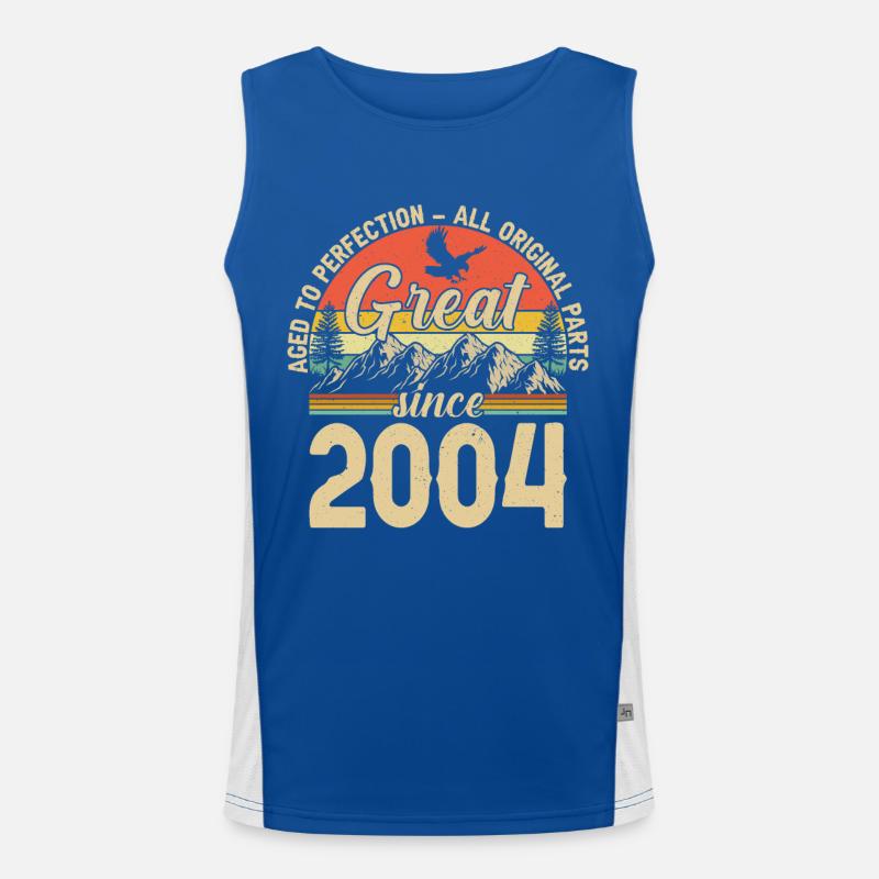 Millésime 2004 Débardeur respirant contrasté Homme 