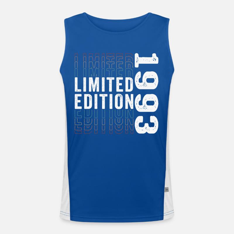 Limitierte Auflage 1993 - Toller 30. Geburtstag Funktionelles Kontrast-Tank Top für Männer 