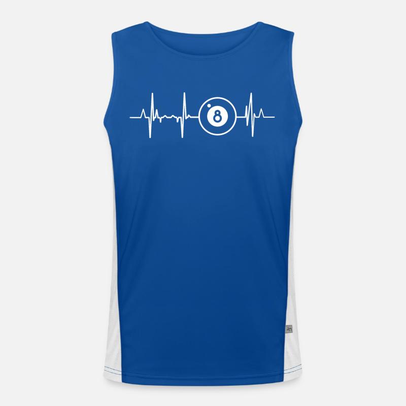 Billard, Palpitations cardiaques Débardeur respirant contrasté Homme 