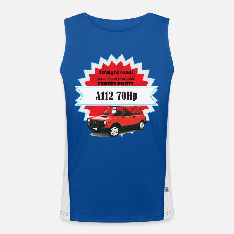 A112 - gerade Straßen Funktionelles Kontrast-Tank Top für Männer 