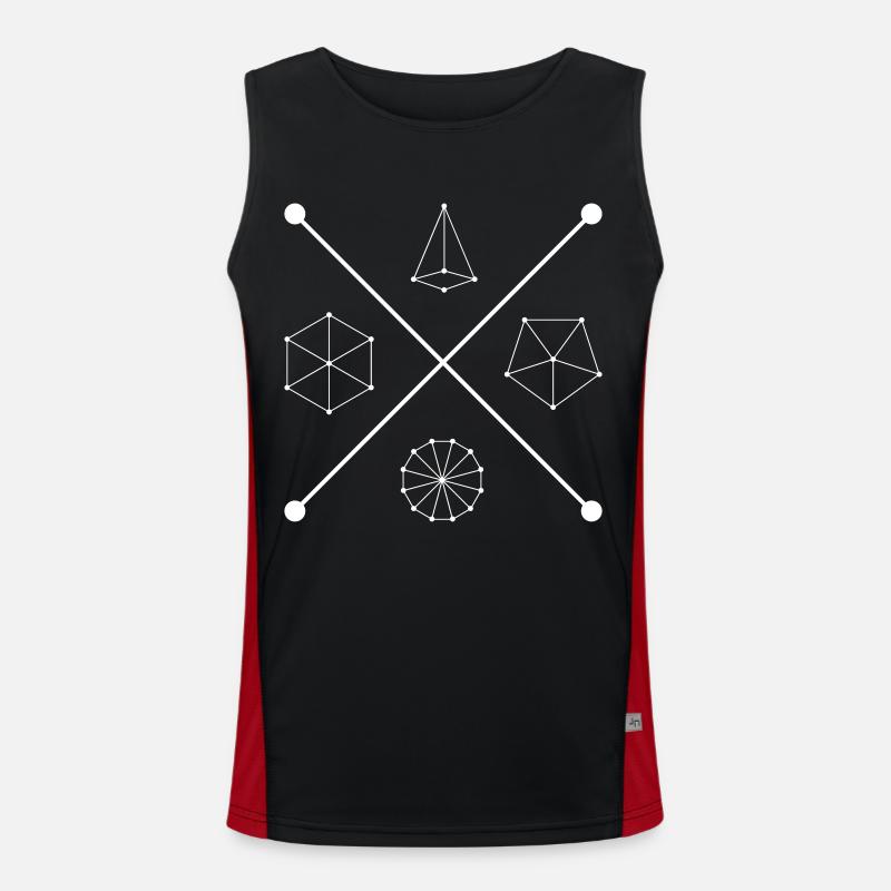 Geometry Men's Functional Contrast Tank Top 
