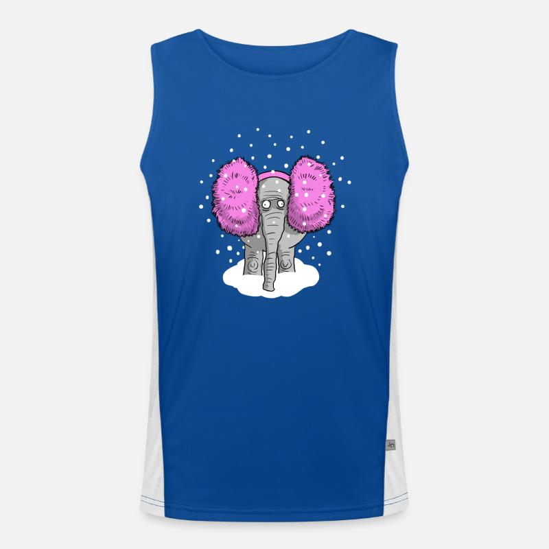 elephant Men's Functional Contrast Tank Top 