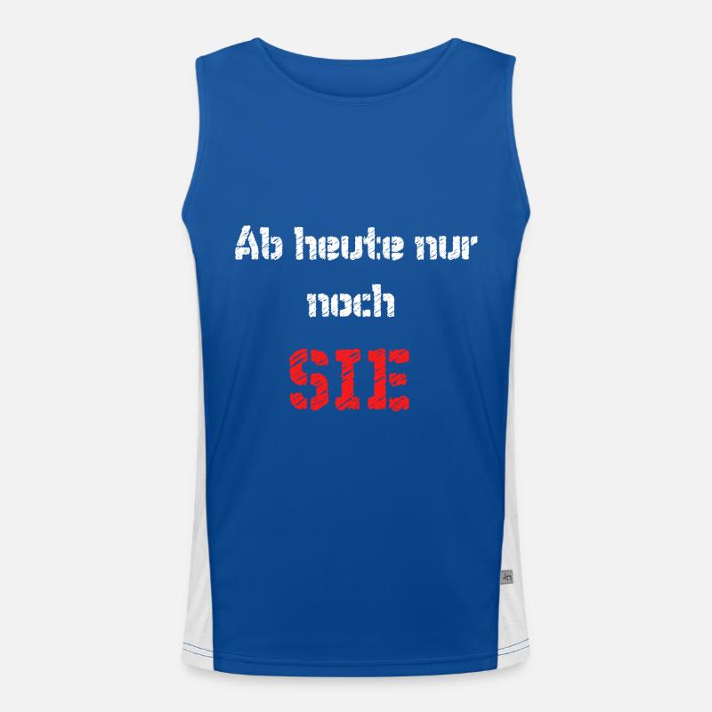 Sie Jugendweihe Funktionelles Kontrast-Tank Top für Männer 