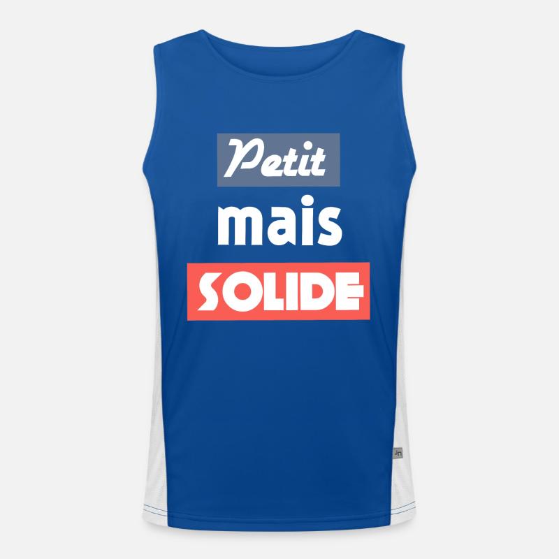 Petit mais Solide Citation taille Débardeur respirant contrasté Homme 