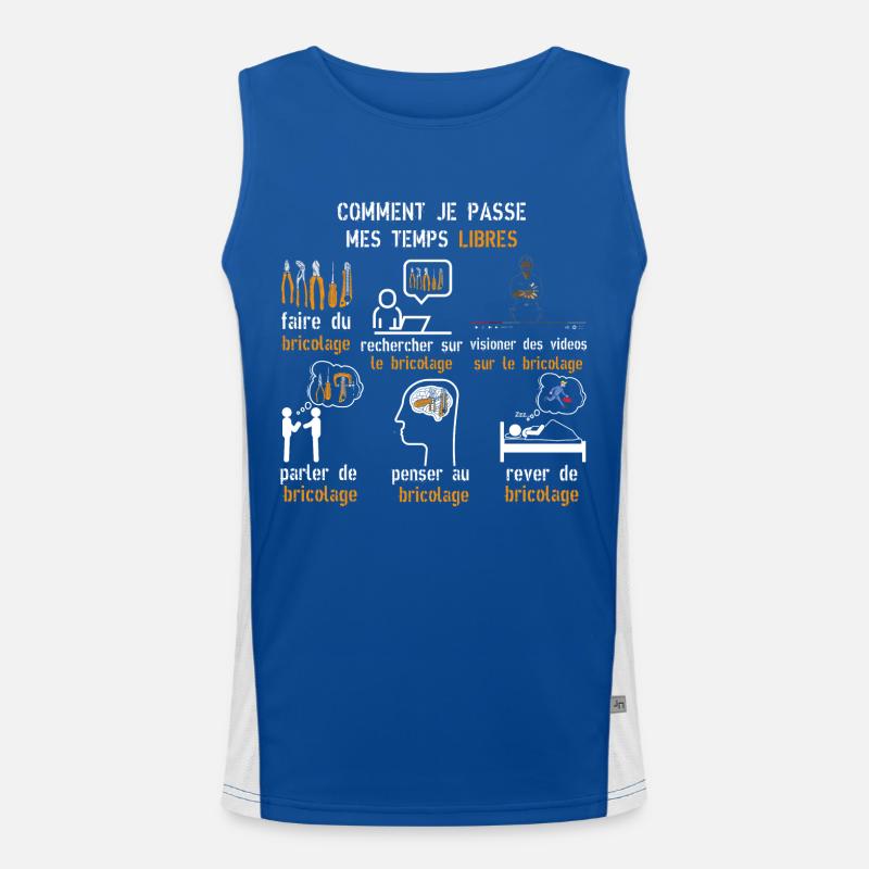 DIY Freizeit DIY Geschenk Funktionelles Kontrast-Tank Top für Männer 