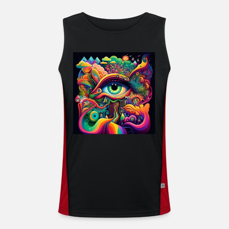 ŒIL TRIPPY Débardeur respirant contrasté Homme 