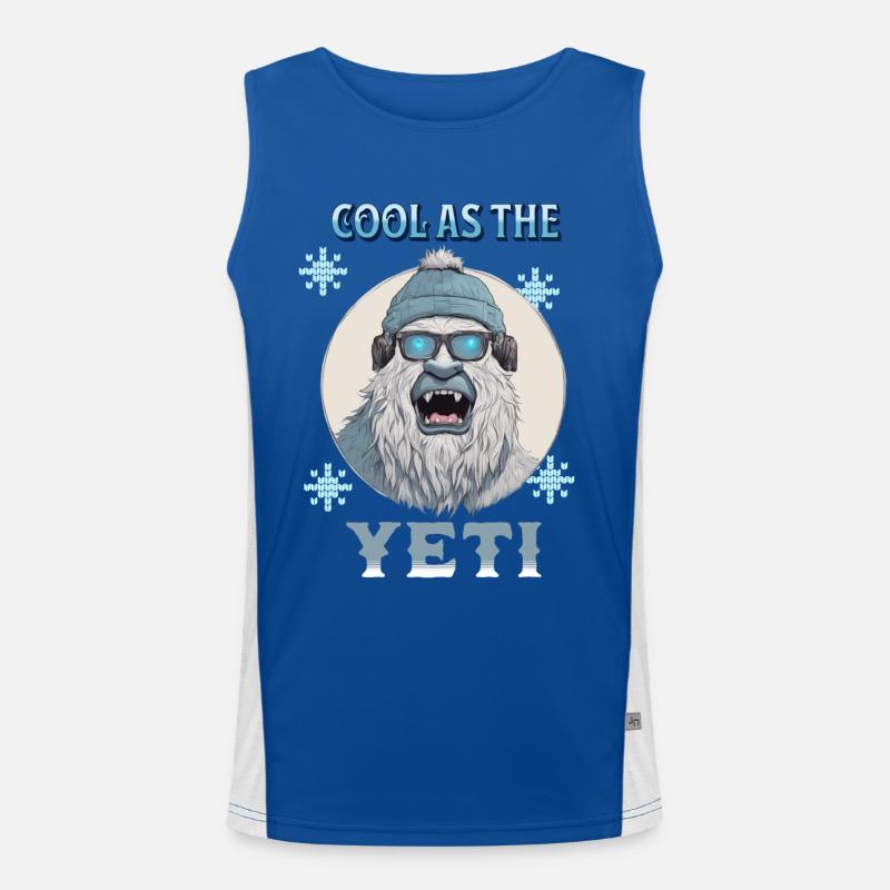 Cool as the Yeti Men's Functional Contrast Tank Top 