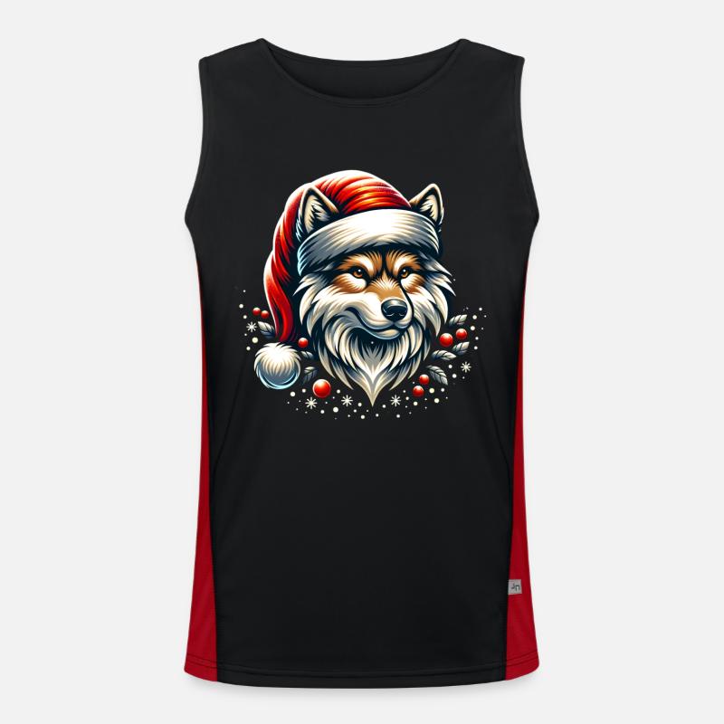 Loup de Noël Débardeur respirant contrasté Homme 