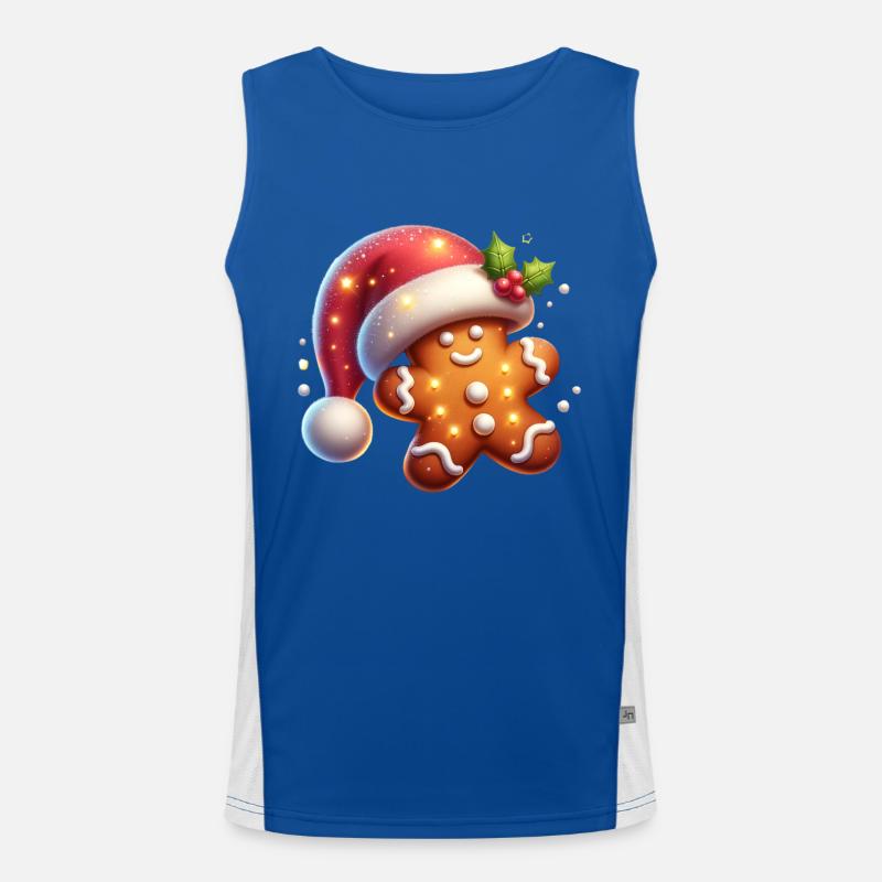 Gingerbread Men's Functional Contrast Tank Top 