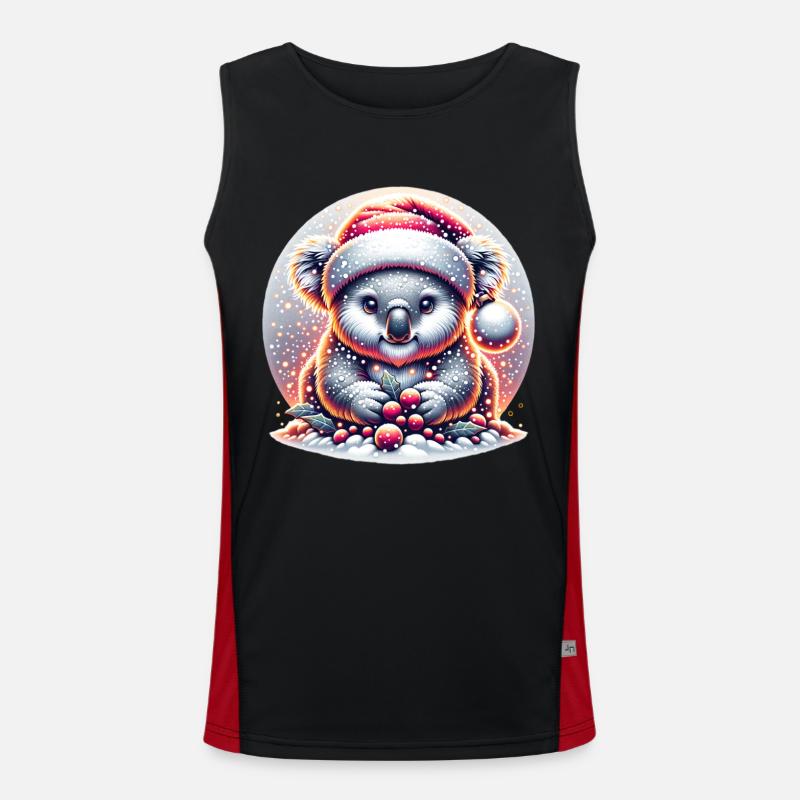 Koala Funktionelles Kontrast-Tank Top für Männer 