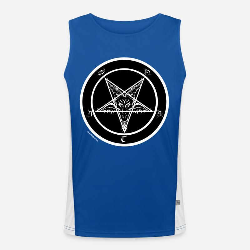 Sigil de Baphomet Satan Débardeur respirant contrasté Homme 