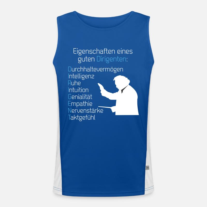 Eigenschaften Dirigent Funktionelles Kontrast-Tank Top für Männer 