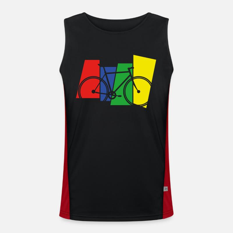 Tour à vélo Débardeur respirant contrasté Homme 