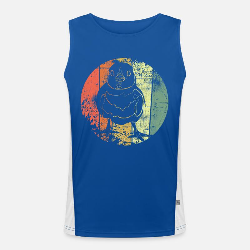 Küken Funktionelles Kontrast-Tank Top für Männer 