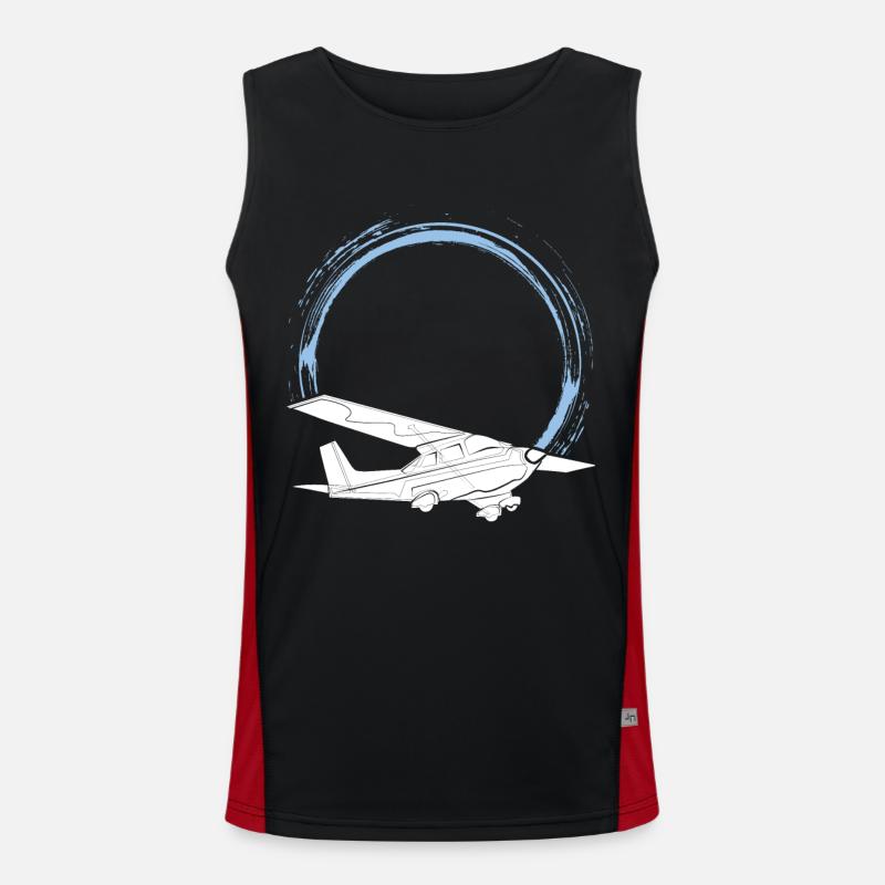 Pilot Funktionelles Kontrast-Tank Top für Männer 