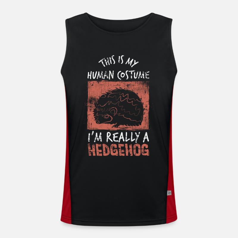 Hérisson Débardeur respirant contrasté Homme 