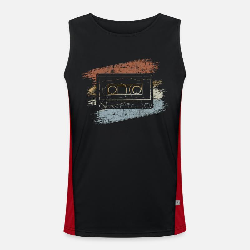 Cassette Vinyl Men's Functional Contrast Tank Top 