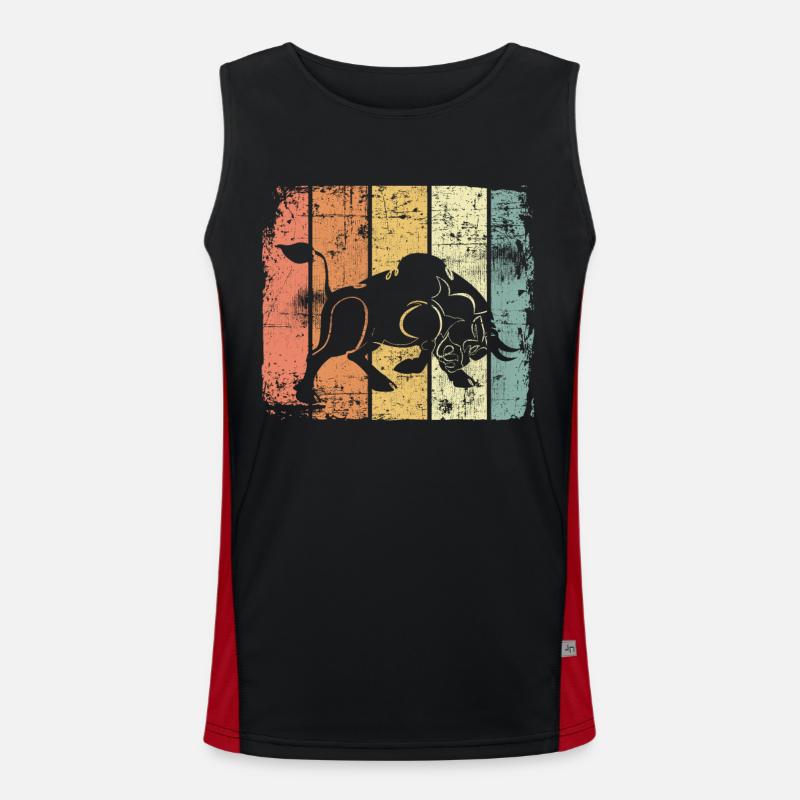 Bulle Funktionelles Kontrast-Tank Top für Männer 