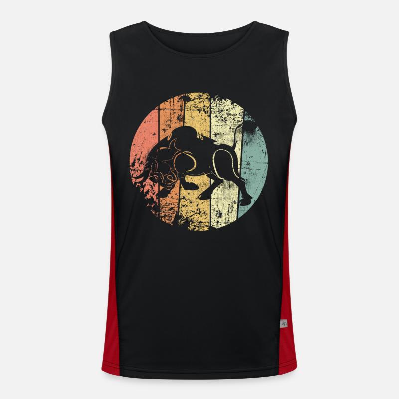 Bulle Funktionelles Kontrast-Tank Top für Männer 