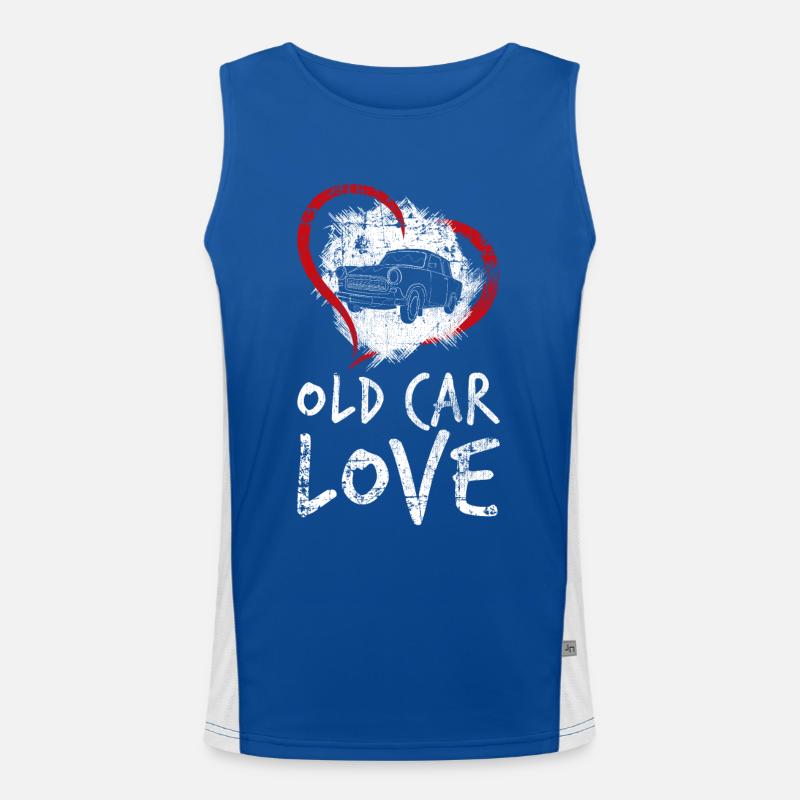 Auto Oldtimer Funktionelles Kontrast-Tank Top für Männer 