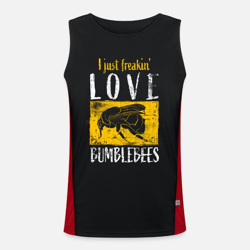 Bombo Canotta sportiva da uomo in contrasto cromatico 