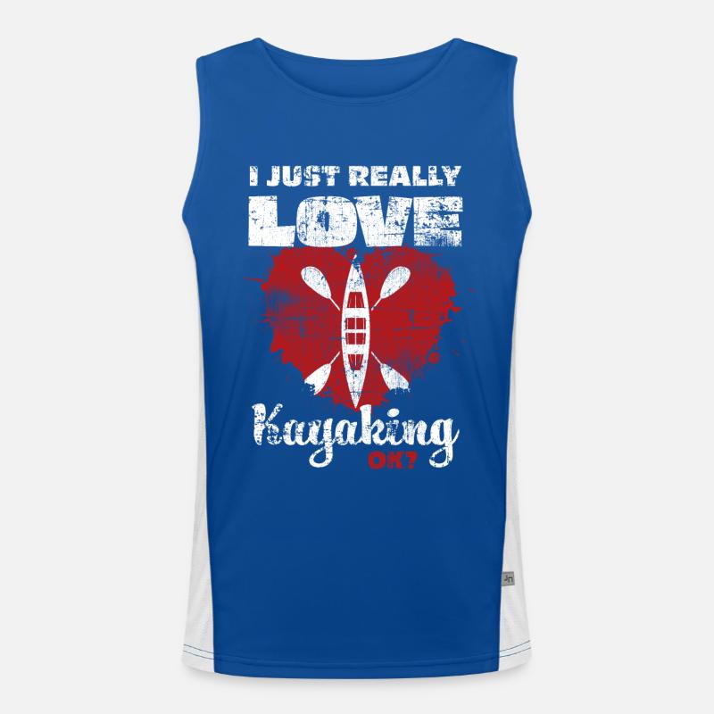 Kajak Funktionelles Kontrast-Tank Top für Männer 