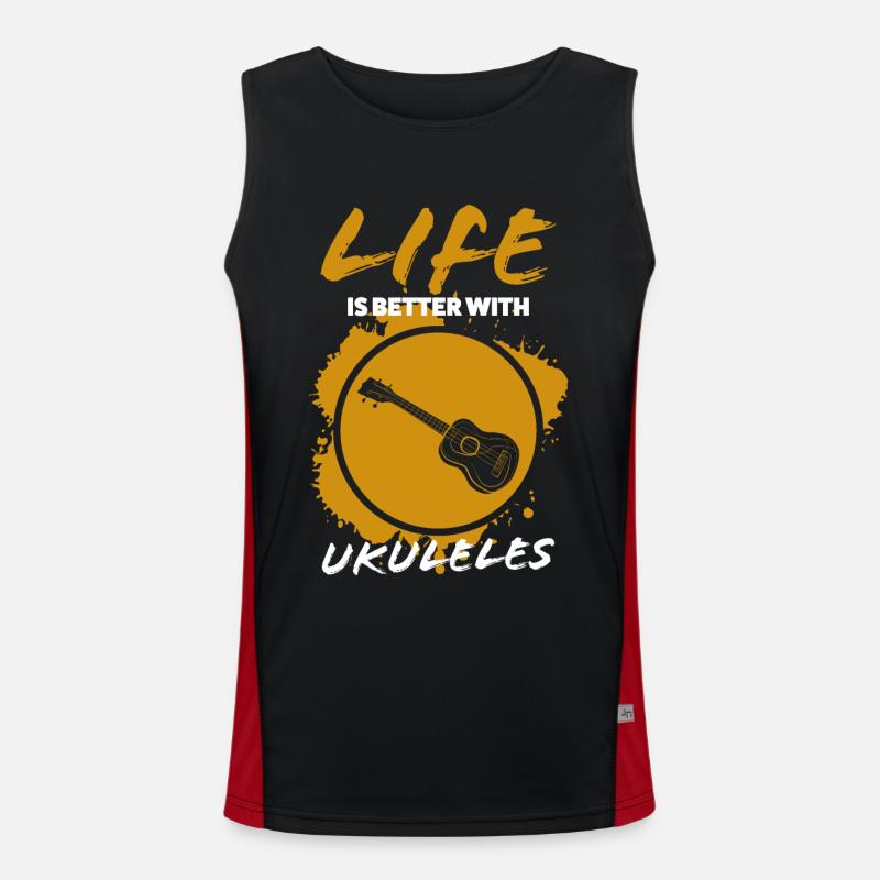 Ukulele Men's Functional Contrast Tank Top 