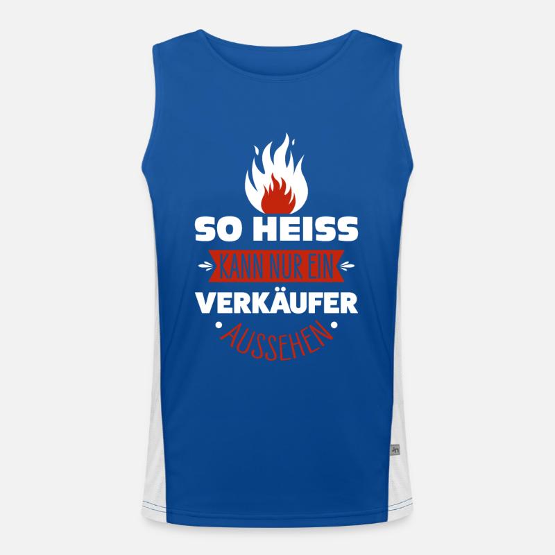 Verkäufer Funktionelles Kontrast-Tank Top für Männer 