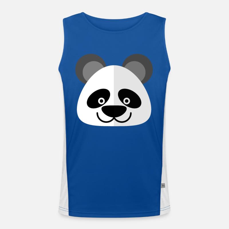 Panda Men's Functional Contrast Tank Top 