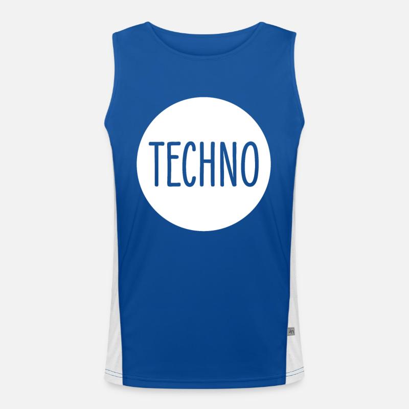 Techno Men's Functional Contrast Tank Top 