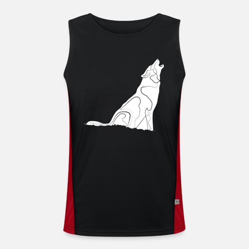 Wolf Men's Functional Contrast Tank Top 