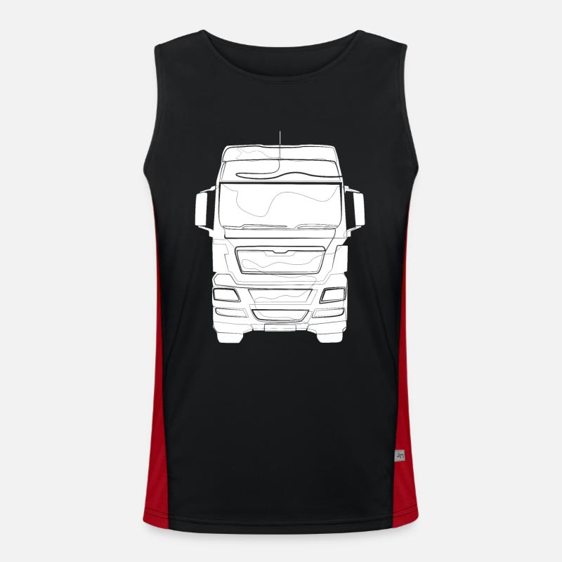 Camionneur Débardeur respirant contrasté Homme 