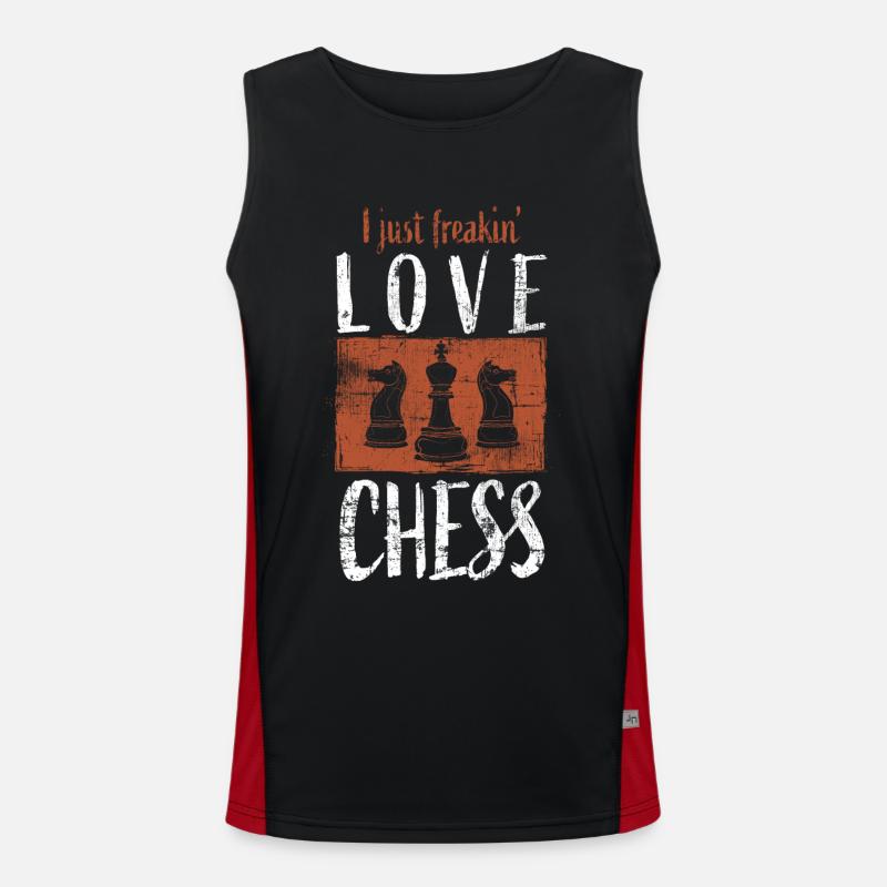 Échecs Débardeur respirant contrasté Homme 