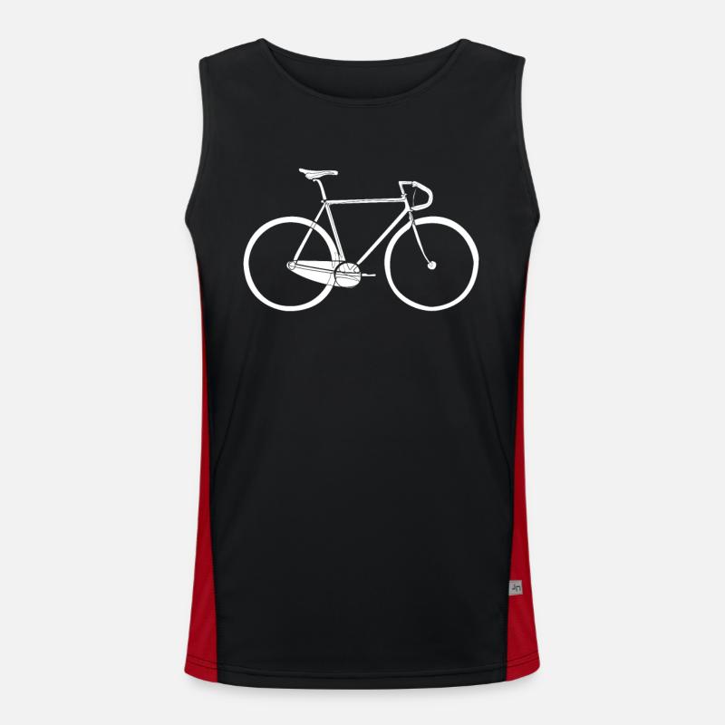 Vélo de course Débardeur respirant contrasté Homme 