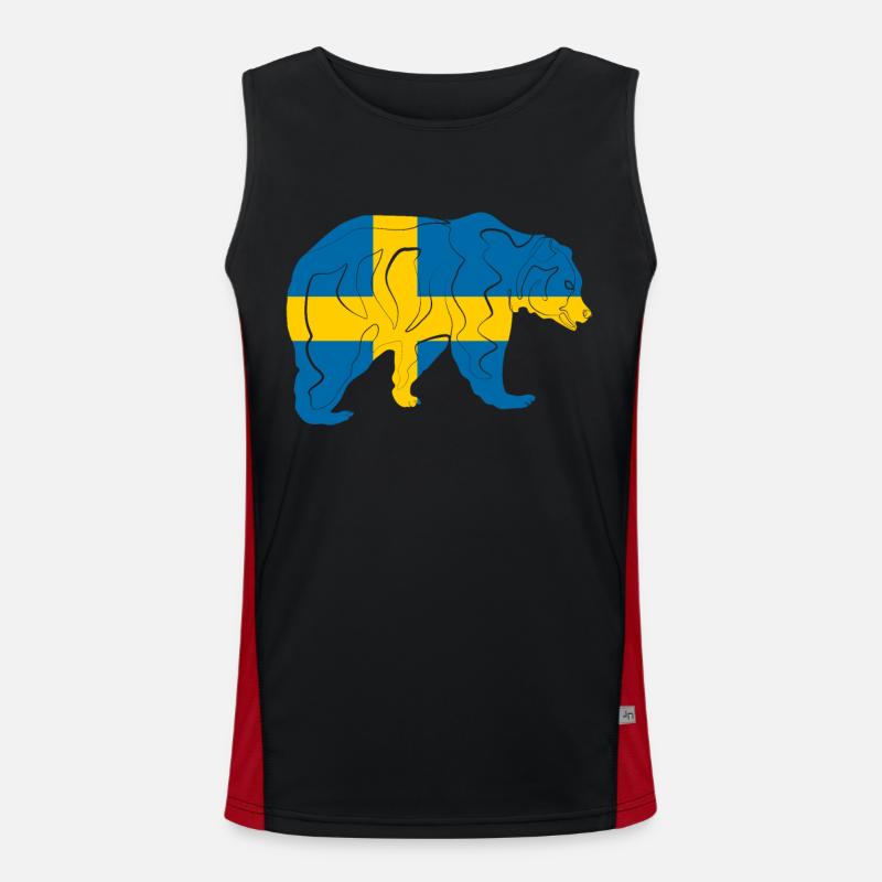 Sweden Men's Functional Contrast Tank Top 