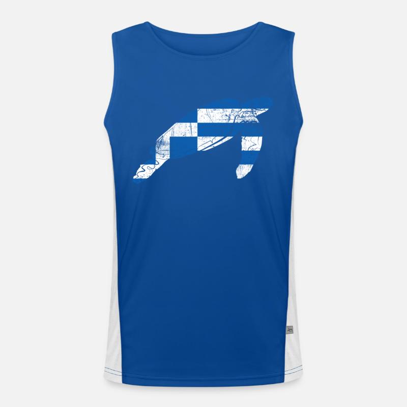 Grèce Débardeur respirant contrasté Homme 