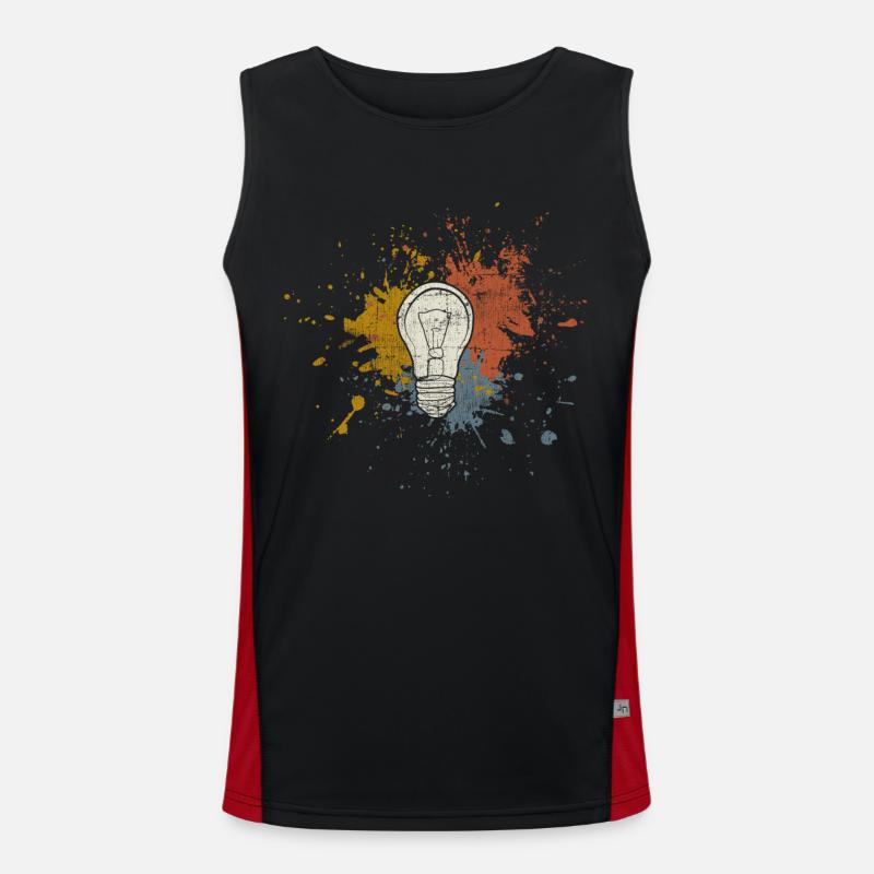 Nerd smart Men's Functional Contrast Tank Top 